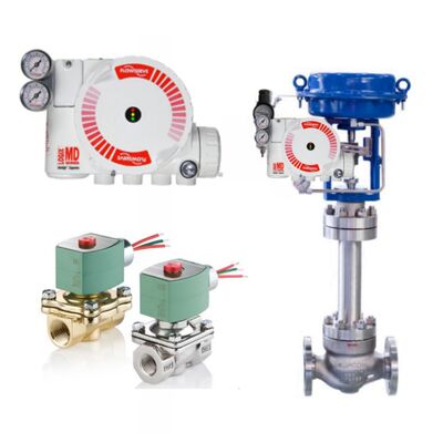 Flowserve Logix 3200MD Digital Valve Positioner HART Smart Control with ASCO Solenoid Valves