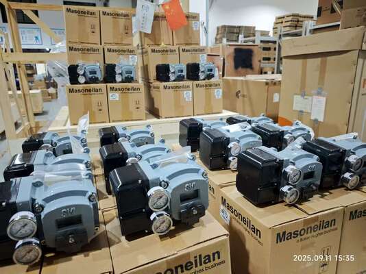 Masoneilan Positioner SVI2 และ BURKERTI วาล์ว Solenoid สําหรับวาล์วควบคุม Pneumatic จีน