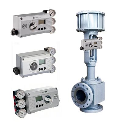 KOSO 500A 510A Angle Valve with IMI STI DigitalTrak Positioner Chemical Plant Thermal Power Fluid Control