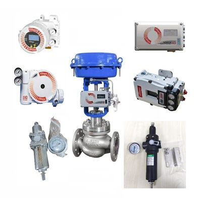 บอลวาล์วควบคุมจีนพร้อม Flowserve Valve Positioner Logix 3800 PMV D3 PMV P5/EP5 520MD 3200MD และ Fisher 67cfr Regulator