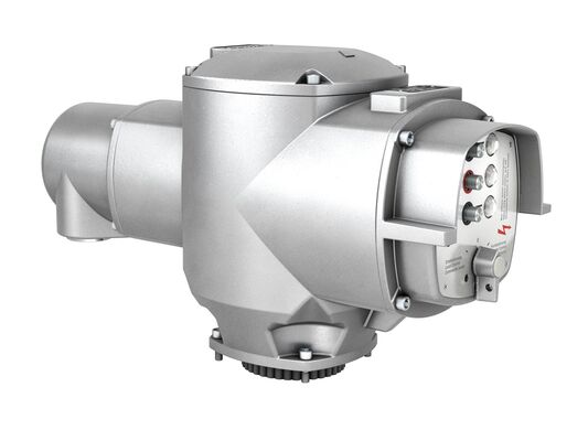 CHUANYI VBJG 600001 วาล์วกระพริบกระพริบสามตัวที่มี AUMA SA SQ Series Electric Actuator สําหรับควบคุมของเหลว