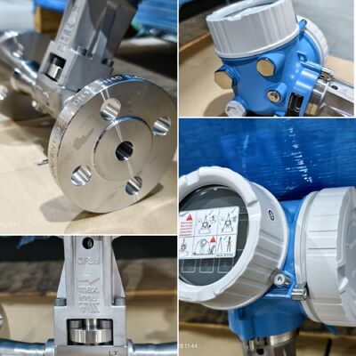 เครื่องวัดกระแสน้ําหนักของก๊าซระเหยอุตสาหกรรม Endress Hauser Proline Prowirl F 200 E+H เครื่องวัดกระแสกระแส Vortex