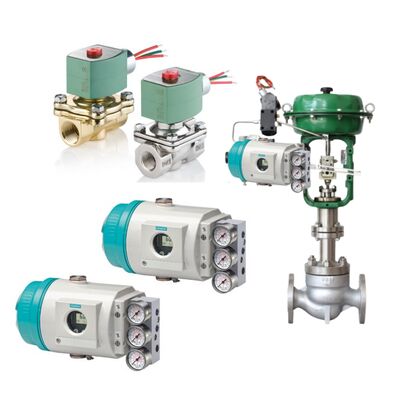 Siemens SIPART PS2 6DR5125 ตัวควบคุมตำแหน่งวาล์วดิจิทัลอัจฉริยะพร้อมโซลินอยด์วาล์ว ASCO