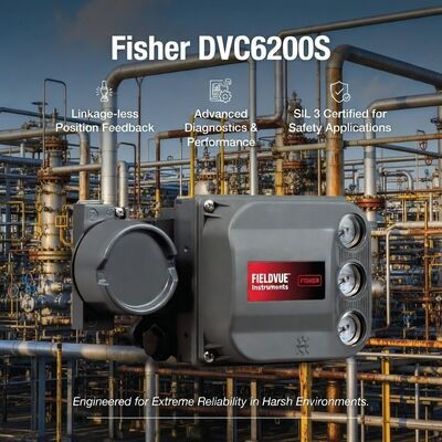 Fisher FIELDVUE DVC6200 สมาร์ทวาล์ว Controller 67CFR นิวเมติกตัวกรองจีน OEM นิวเมติกวาล์วควบคุม