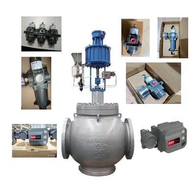 วาล์วปนิวเมติกจีนกับ Fisher DVC6200 HC Smart Valve Positioner กับ 67CFR-38VVP 67CF-1663-38597 เครื่องควบคุมกรองในคลัง