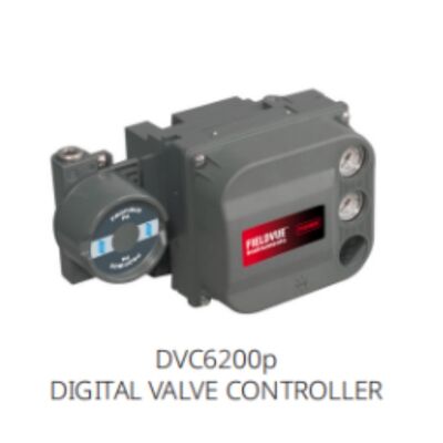 Fi Sher 1052 เครื่องดําเนินหมุนพร้อม DVC2000 DVC6200 เครื่องตั้งตําแหน่งสําหรับพลังงานเคมีน้ํามันก๊าซ