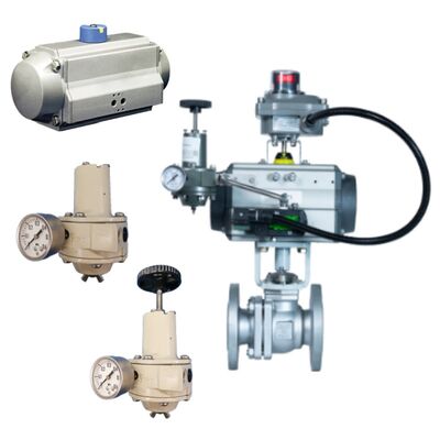 KOSO 6300RC แอคทูเอเตอร์แบบหมุนด้วยลม สำหรับอุตสาหกรรมปิโตรเคมี, ก๊าซธรรมชาติ, ท่อส่ง