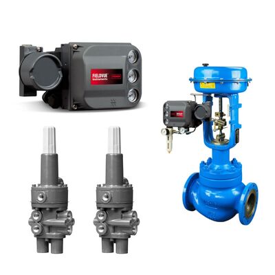 Emerson Fisher DVC6200 Digital Valve Controller และ Fisher 377 Trip Valve พร้อมวาล์วควบคุมภาษาจีน