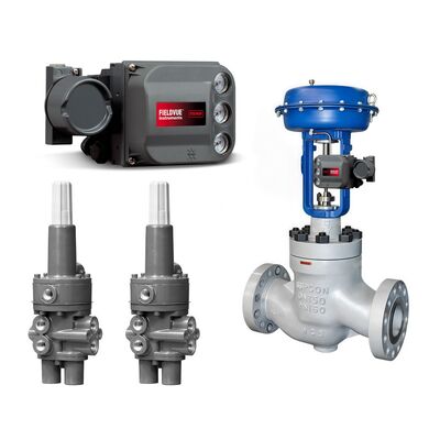 Emerson Fisher DVC6200 Digital Valve Controller และ Fisher 377 Trip Valve พร้อมวาล์วควบคุมภาษาจีน
