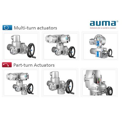 การควบคุมไฟฟ้า Butterfly Ball Globe Valve ผู้ผลิตด้วย AUMA SA SAR SQ SQR Series Electric Actuator