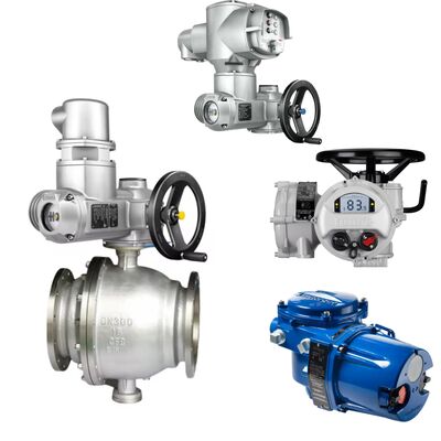 การควบคุมไฟฟ้า Butterfly Ball Globe Valve ผู้ผลิตด้วย AUMA SA SAR SQ SQR Series Electric Actuator
