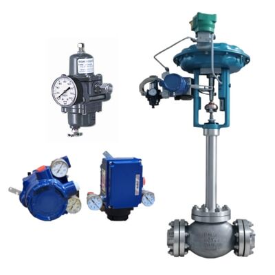 วาล์วควบคุมความเย็น Wuzhong ALS ALC ซีรี่ย์ Azbil Avp200 Positioner สําหรับระบบ Lng และ Low Temp