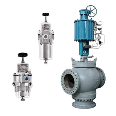 Wuzhong 3 Way Diverting Mixing Valve ACT กับ Rotork YT Filter Regulator สําหรับพลังงานความร้อนของปิโตรเคมี