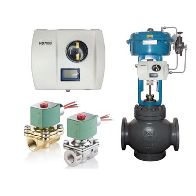 วาล์วควบคุม Wuzhong กับ Valmet Me-sto Neles ND7000 Smart Control Valve Positioner และ ASCO Solenoid Valve