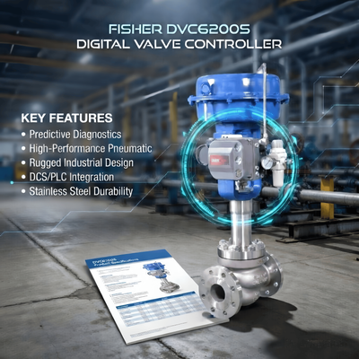ASCO 2 Way Industrial Solenoid Valve F-isher FIELDVUE DVC6200 ระบบควบคุมการตั้งตําแหน่งวาล์วดิจิตอล ระบบตั้งตําแหน่งวาล์วสมาร์ท HART