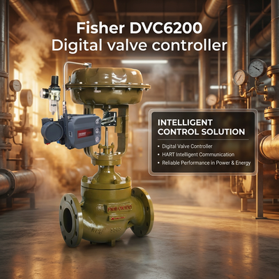 F-isher DVC6200 ดิจิตอลวาล์ว Positioner FIELDVUE HART สมาร์ทวาล์ว Positioner ควบคุม ASCO 2 WAY Solenoid วาล์ว