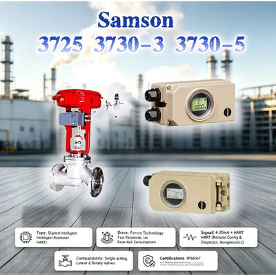 ใหม่ Samson 3725 3730-3 3730-5 ความแม่นยำสูง Electro นิวเมติกวาล์ว Positioner อุตสาหกรรมไอน้ำวาล์วควบคุม