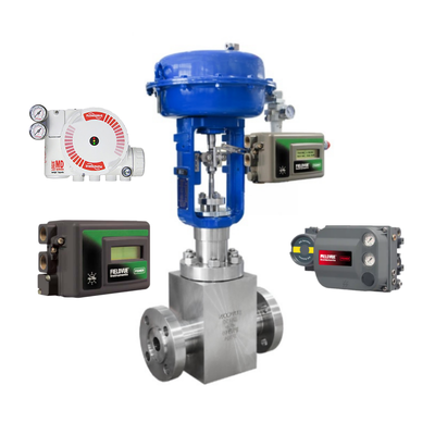 นิวเมติกวาล์วควบคุม Controller DVC6200 DVC2000 และ ASCO Solenoid วาล์วและ FLOWSERVE 3200MD 520MD 3800MD วาล์ว Positioner