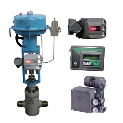 อุตสาหกรรมน้ำมันและก๊าซปลา-ERวาล์วควบคุมนิวเมติกและPositioner Fish-Er DVC2000 DVC6200 3582IและMasoneilan 4700E