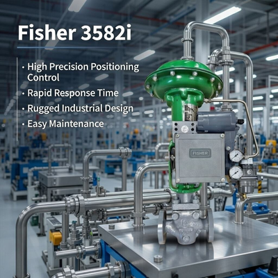 E-merson F-isher 3582i เครื่องตั้งตําแหน่งวาล์วไฟฟ้าปนิวเมติก