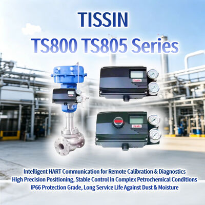 เครื่องวางตําแหน่งวาล์วสมาร์ทซีรีส์ Tissin TS800 TS805 HART Digital Control Valve Positioner