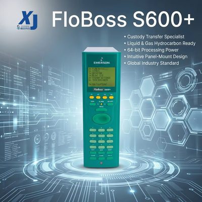 FloBoss S600+ เครื่องคำนวณการไหล การไหลทางอุตสาหกรรม คอมพิวเตอร์ การดูแล การถ่ายโอน ตัวควบคุมการไหลของกระบวนการของเหลว ก๊าซ ของเหลว