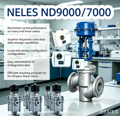 Neles Valmet Me-tso ND7000 ND9000 ตัวกำหนดตำแหน่งคอนโทรลเลอร์วาล์วดิจิตอลอัจฉริยะแบบนิวเมติก