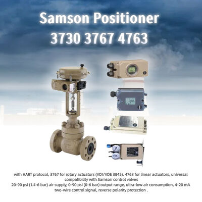 ยี่ห้อใหม่ Digital Electro-Pneumatic ป้องกันการระเบิด Samson Positioner 3730 3767 4763 จีนวาล์วนิวเมติก