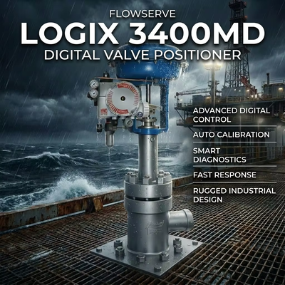 วาล์ว Diaphragm Pneumatic ที่กําหนดเอง พร้อม HART Communication IP66 Protection และ 4-20 mA DC Input Smart Control Valve Positioner