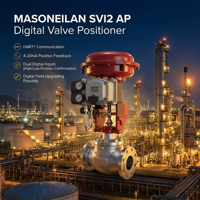 Masoneilan SVI2 AP Smart Digital Valve Controller Control Valve Positioner จีน CHUNHUI การควบคุมซอลีนอยด์แวลเวฟ จําหน่าย