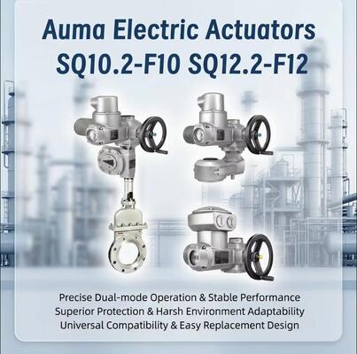 อัตราการทํางานสูง Oem อุตสาหกรรม Auma วาล์วกลอบ เครื่องดําเนินไฟฟ้า Sq10.2-f10