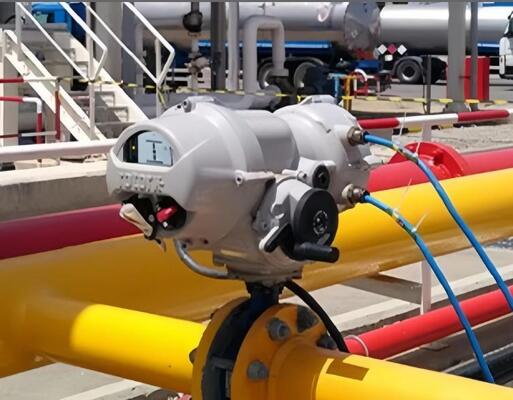 Peckwomy PWMON ซีรีส ป้องกันระเบิด OEM Ball Electric Actuators Display Gas Media Rotork IQ3 IQ20 Actuators สามารถเปลี่ยนได้