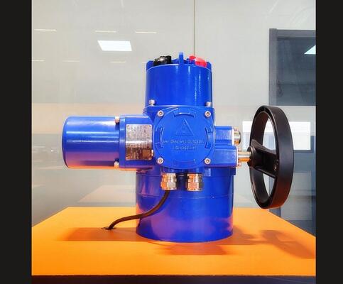 Peckwomy PWMON ซีรีส ป้องกันระเบิด OEM Ball Electric Actuators Display Gas Media Rotork IQ3 IQ20 Actuators สามารถเปลี่ยนได้