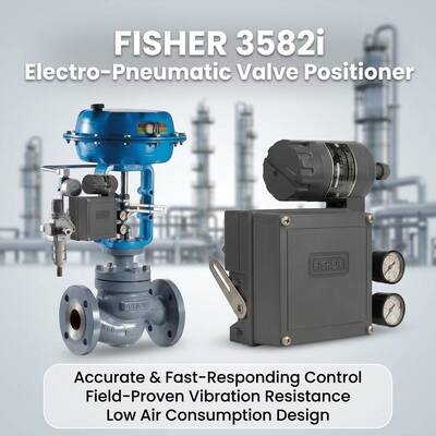 F-isher 3582i อิเล็กตรอนิวเมติก วาล์วตําแหน่ง ราคาที่แข่งขัน การจัดส่งอย่างรวดเร็ว