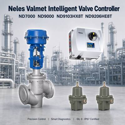 ยี่ห้อใหม่ Neles Valmet Me Tso ND7000 ND9000 ND9103HX8T ND9206HE8T นิวเมติกสมาร์ทดิจิตอลวาล์ว Controller Positioner