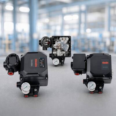 TISSIN TS600R Rotary Electro Pneumatic Valve Positioner 4 20mA IP66 การควบคุมเครื่องปรับอัตราการทํางานจากอลูมิเนียมเหล็ก