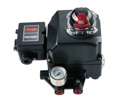 TISSIN TS600R Rotary Electro Pneumatic Valve Positioner 4 20mA IP66 การควบคุมเครื่องปรับอัตราการทํางานจากอลูมิเนียมเหล็ก