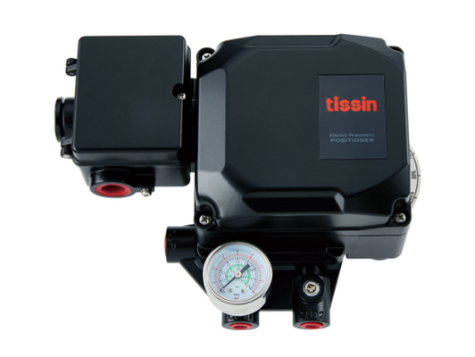 TISSIN TS600R Rotary Electro Pneumatic Valve Positioner 4 20mA IP66 การควบคุมเครื่องปรับอัตราการทํางานจากอลูมิเนียมเหล็ก