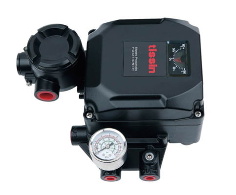TISSIN TS600R Rotary Electro Pneumatic Valve Positioner 4 20mA IP66 การควบคุมเครื่องปรับอัตราการทํางานจากอลูมิเนียมเหล็ก