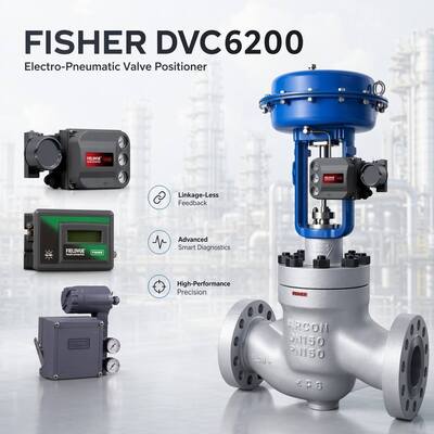 Brand New OEM F-isher Butterfly ปั๊มควบคุมปนิวเมติกและ DVC6200 ปั๊มตั้งตําแหน่ง
