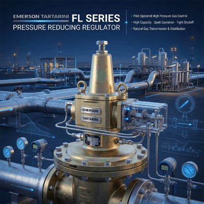 Emer-son Tartarini FL ซีรี่ย์ ก๊าซควบคุมความดัน พิเล็ต วาล์ว LPG LNG ก๊าซปรับความดัน