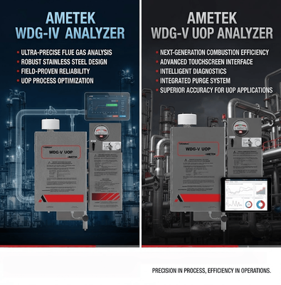 Ametek WDG-IV UOP Analyzer เซอร์โคเนียกระบวนการวัดออกซิเจน เครื่องวิเคราะห์ก๊าซ เครื่องวิเคราะห์กระบวนการทางอุตสาหกรรม