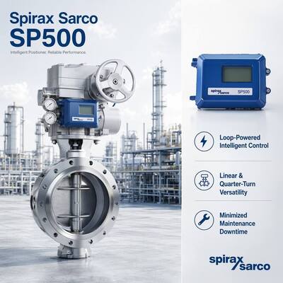 เครื่องตั้งตําแหน่งสมาร์ทใหม่ สไพราคซ์ ซาร์โก้ SP500 กับ Chongqing Chuanyi Automation