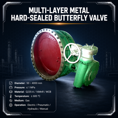 ประเทศจีน OEM พนูเมติกก๊าซ วาล์ว Butterfly กลองหล่อท่อก๊าซ โรงไฟฟ้าขนาดสูง Industrial Butterfly Valve