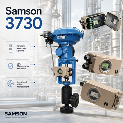 Samson 3730 Smart Valve Positioner HART Digital Pneumatic Actuator Controller Steel Ball/Globe Oil Gas Water Treatment System