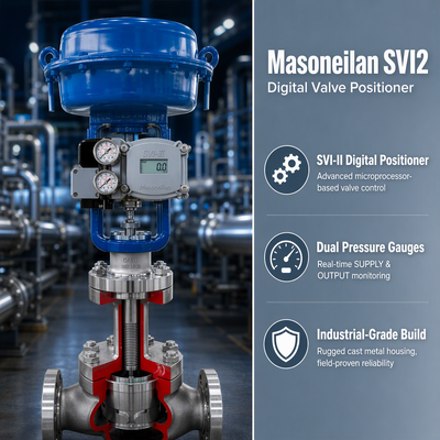 Masoneilan SVI3 Genuine Smart Valve Positioner OEM Replacement Part Pneumatic Digital Control Device