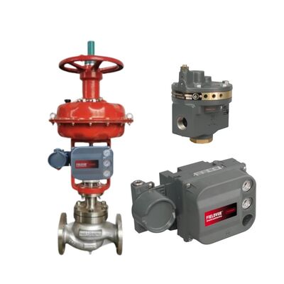 ตัวควบคุมตำแหน่งวาล์วอัจฉริยะ Fieldvue DVC6200 HC FD AD PD ของ Fisher พร้อมตัวเพิ่มปริมาตร 2625 ของ Fisher