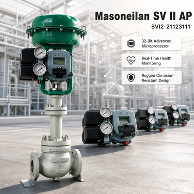 Masoneilan SVI2-21123111 SVI2 AP เครื่องวางตําแหน่งวาล์วดิจิตอลสมาร์ท พร้อมระบบวินิจฉัยวาล์วเต็ม
