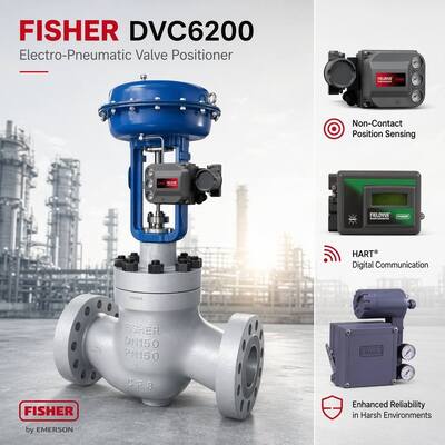 Fisher FIELDVUE DVC6200 สมาร์ทวาล์ว Controller 67CFR นิวเมติกตัวกรองจีน OEM นิวเมติกวาล์วควบคุม