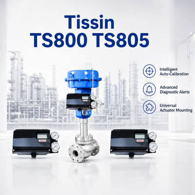 New Tissin TS800 TS805 Series Smart Valve Positioner HART Digital Control Valve Positioner